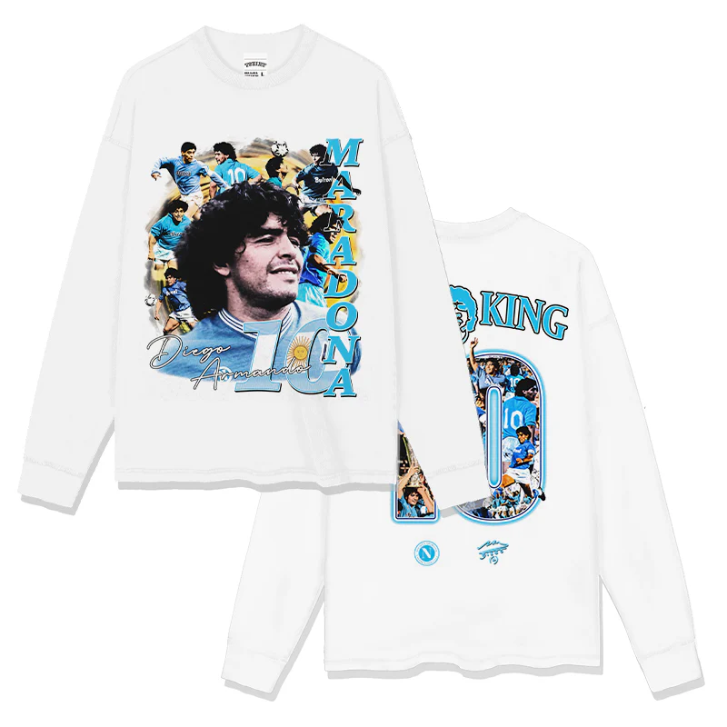 DIEGO MARADONA FOOTBALL SWEATSHIRT 2024 - Image 4