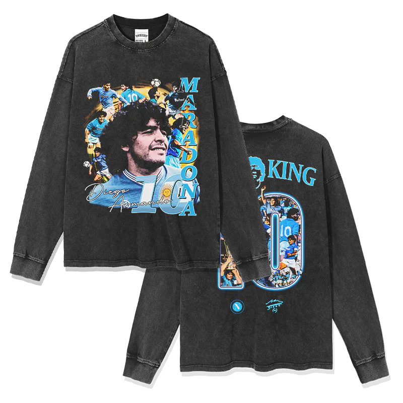 DIEGO MARADONA FOOTBALL SWEATSHIRT 2024 - Image 6