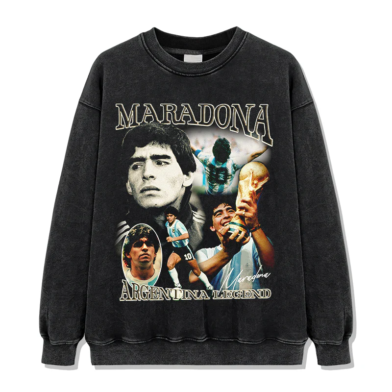Diego Maradona “Signature”  Sweatshirt - Image 2