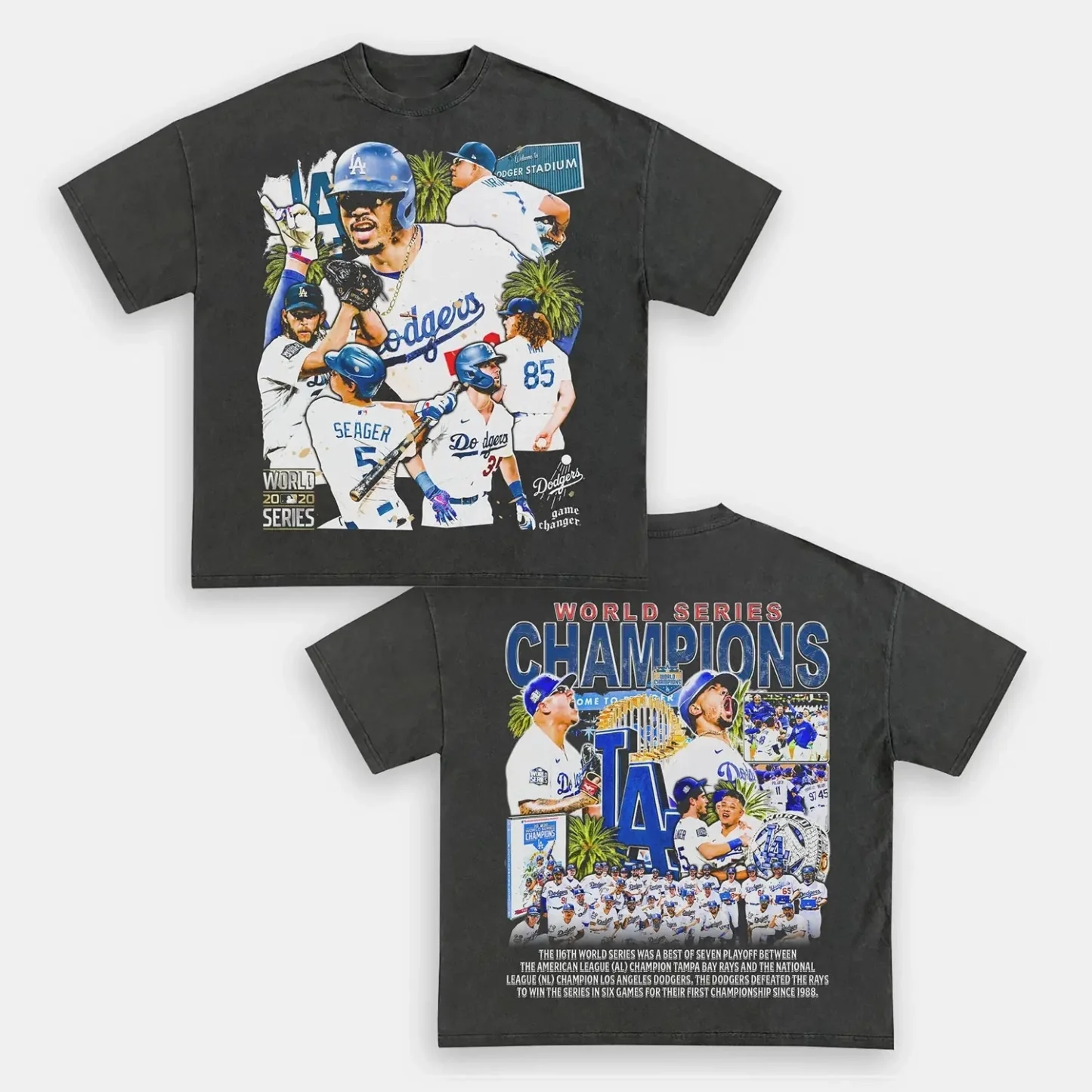 Dodgers Back Design TEE - Image 3