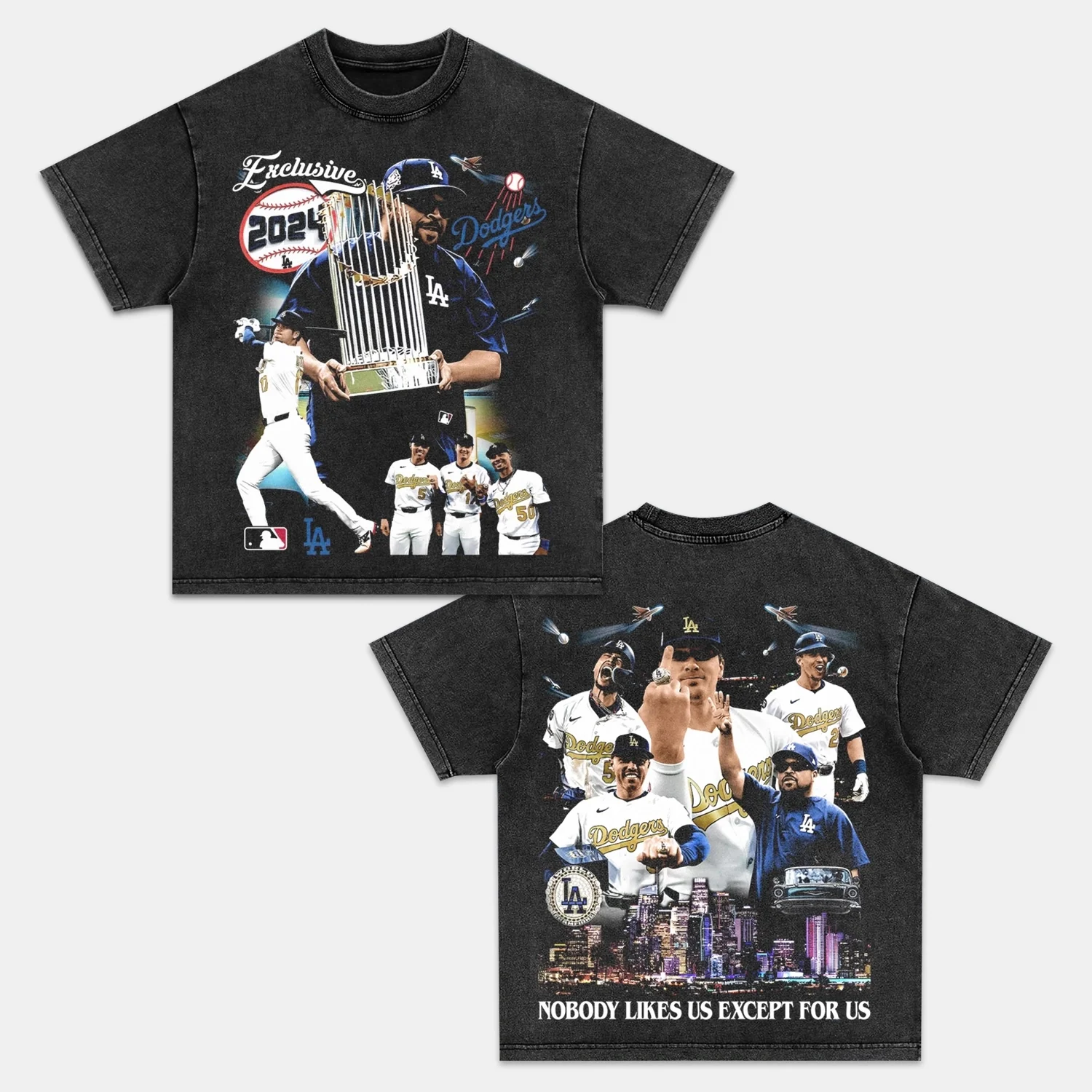 Dodgers Back Design TEE - Image 2