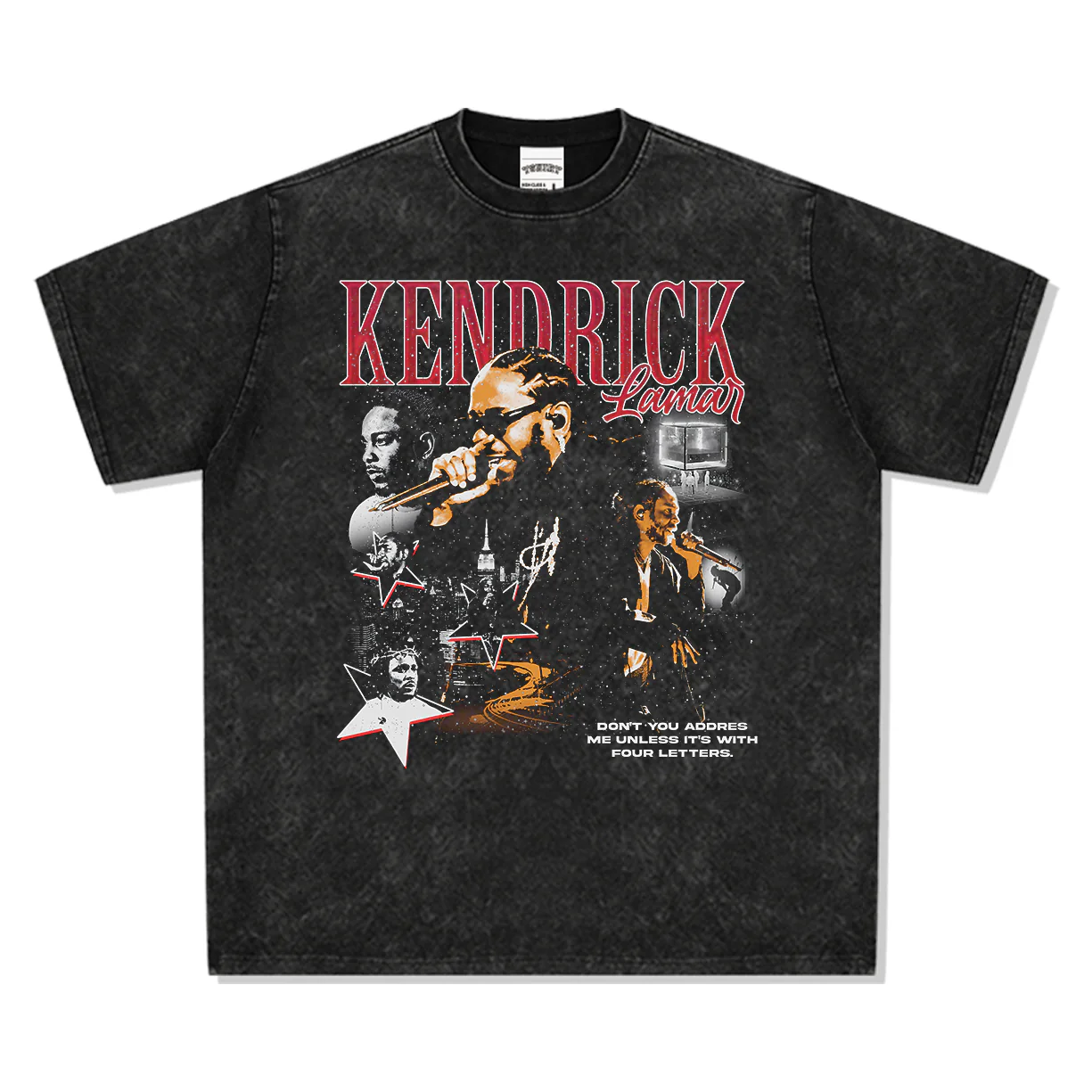 Don't You Address Me Unless It's With Four Letters By Kendrick Lamar Tee - Image 3