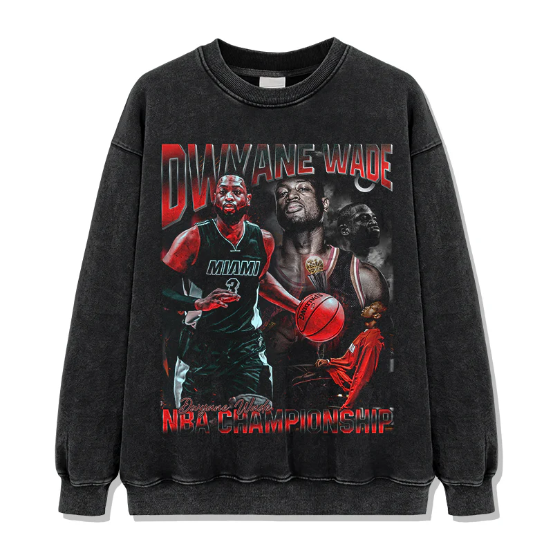 Dwyane Wade Sweatshirt NBA 2024 - Image 2