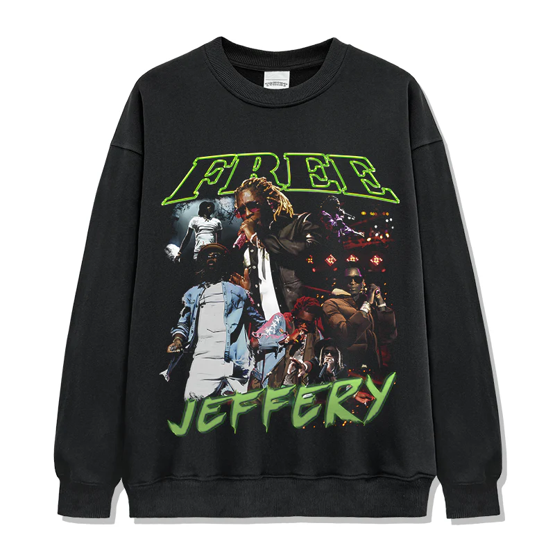 FREE JEFFERY Sweatshirt 2024 - Image 2