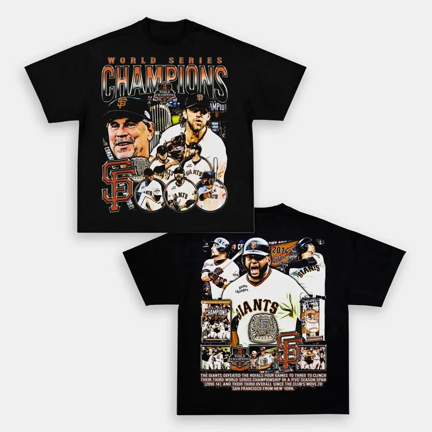 Giants Back Design TEE