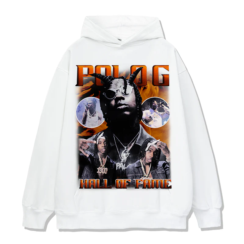 Hall Of Fame By Polo G Hoodie - Image 3