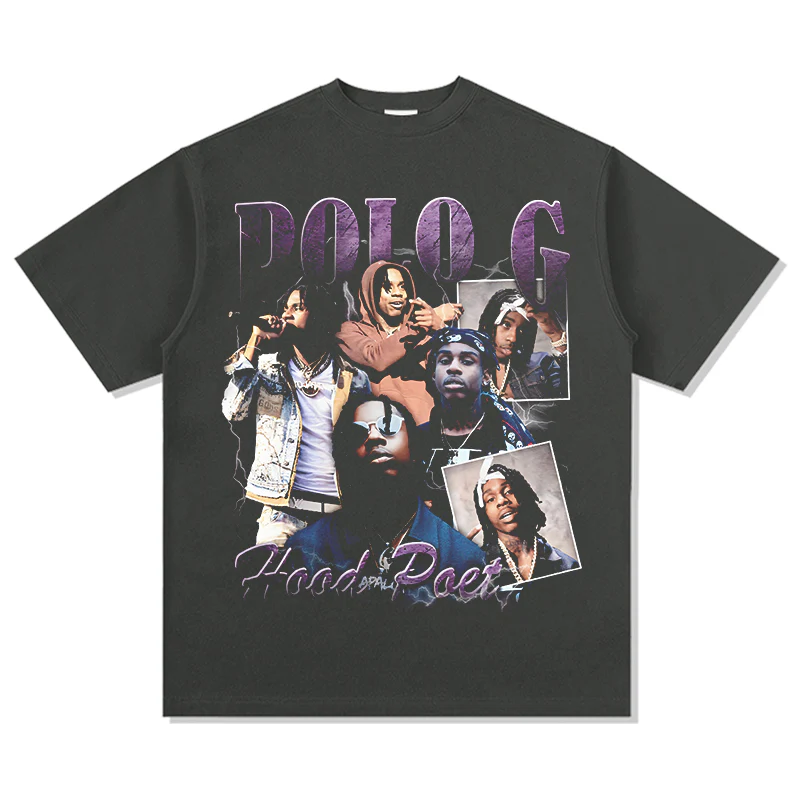 Hood Poet By Polo G TEE - Image 2