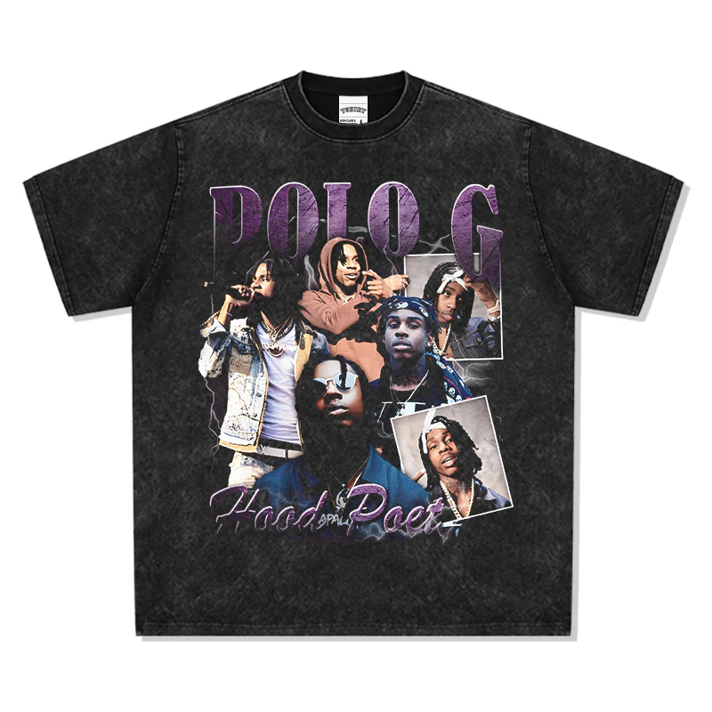 Hood Poet By Polo G TEE - Image 3