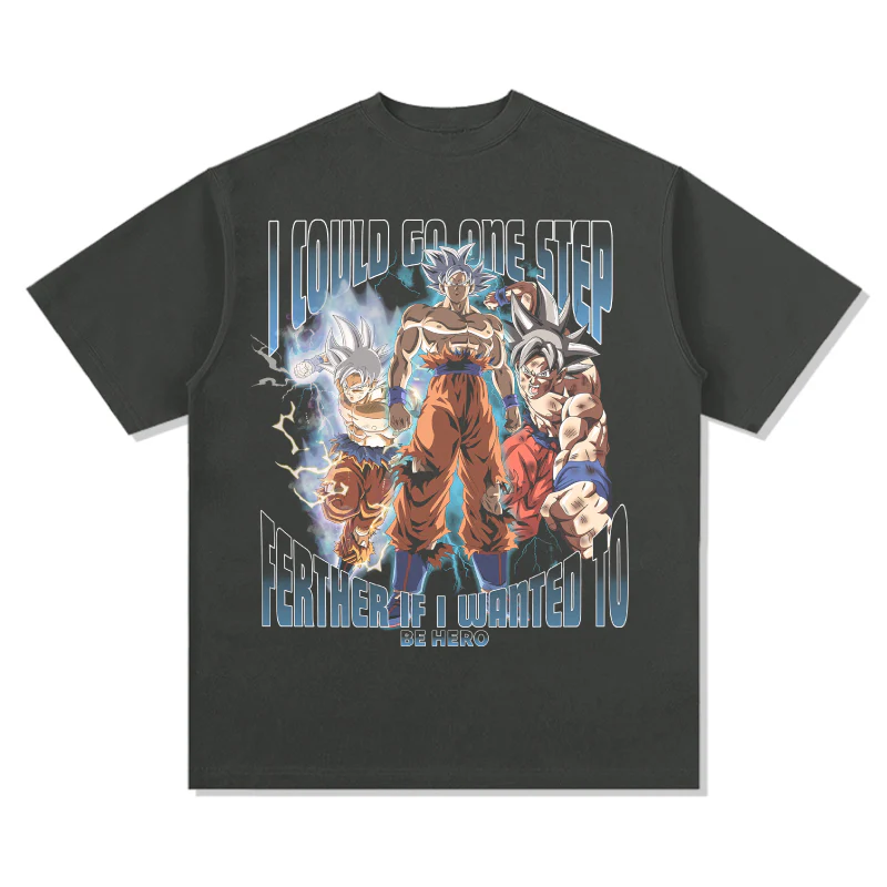 I could go one step farther if i wanted to-Goku "Anime" TEE - Image 3