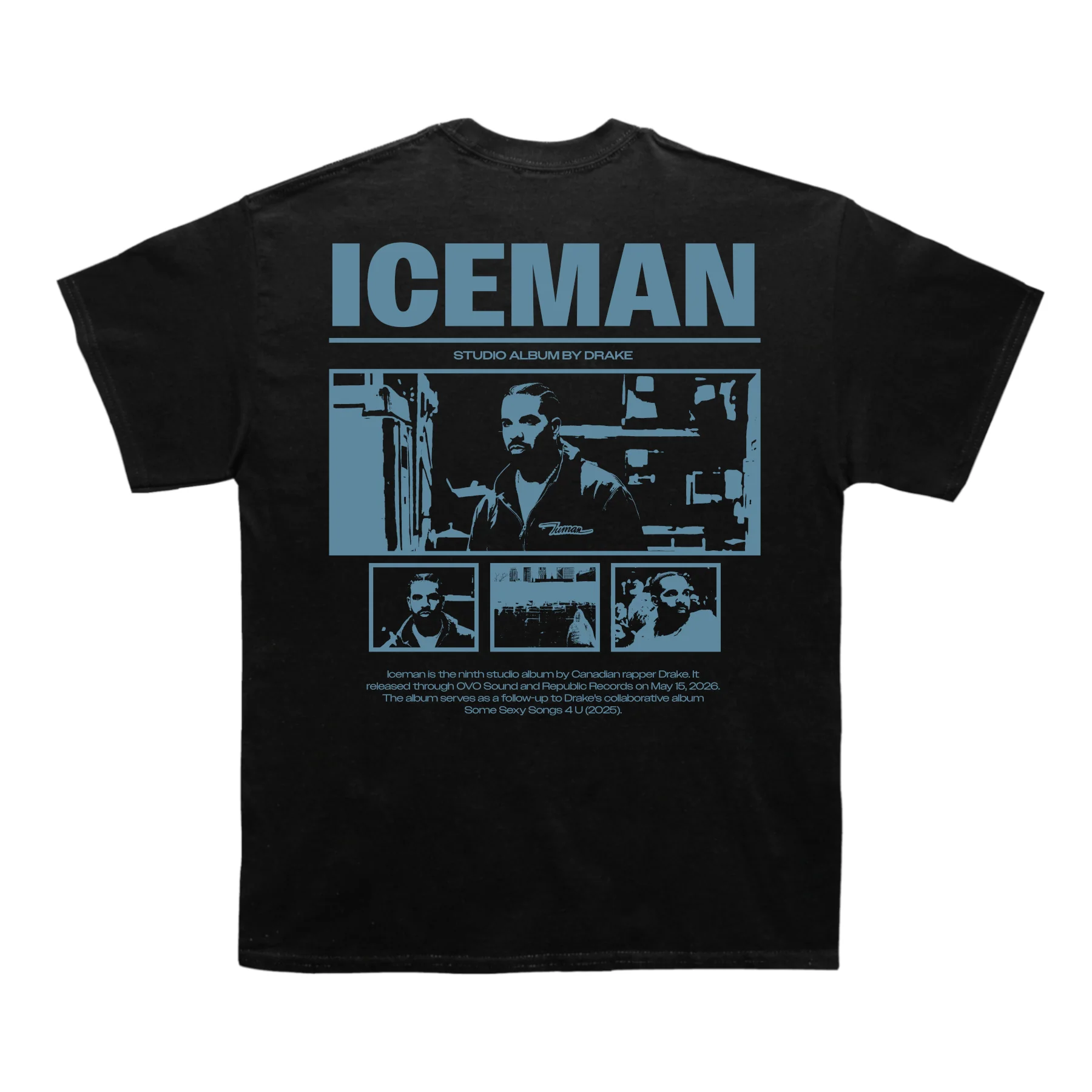 Iceman Poster T-Shirt (with Backprint) - Image 4