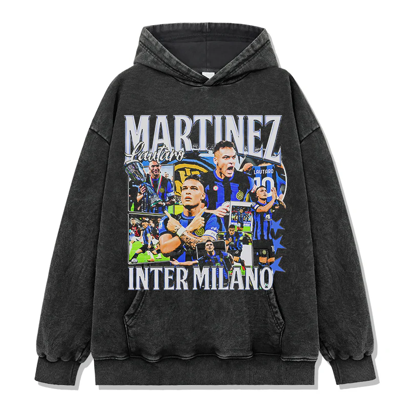 Inter Milano By Lautaro Martinez Hoodie - Image 2