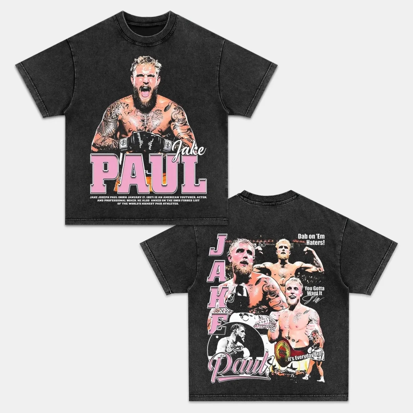 Jake Paul Back Design TEE - Image 2