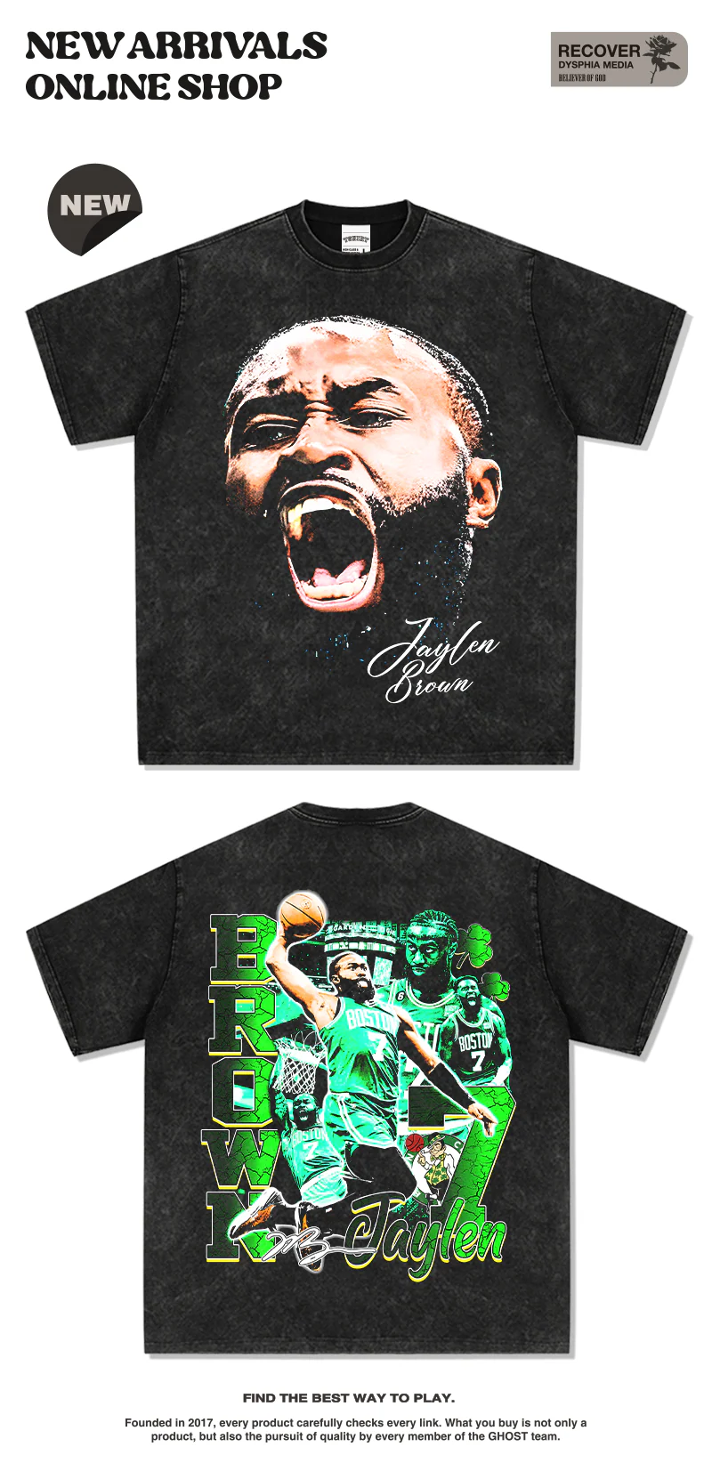 Jaylen Brown NBA Tee 2024 - Image 7