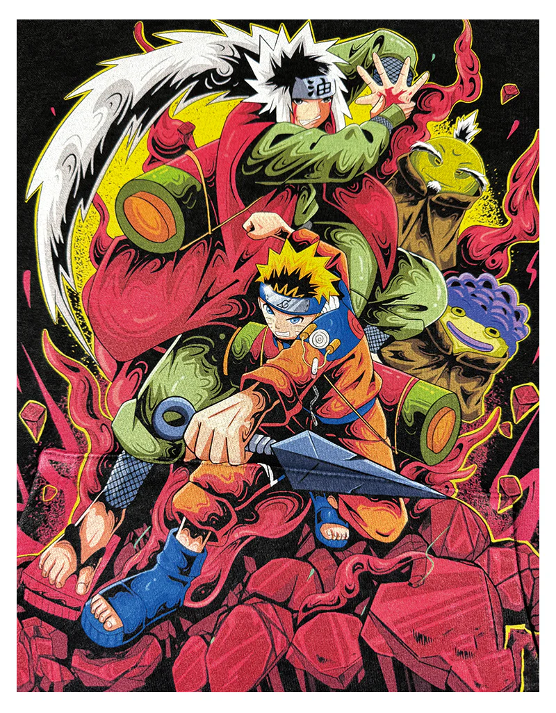 Jiraiya and Naruto "Anime TEE - Image 7