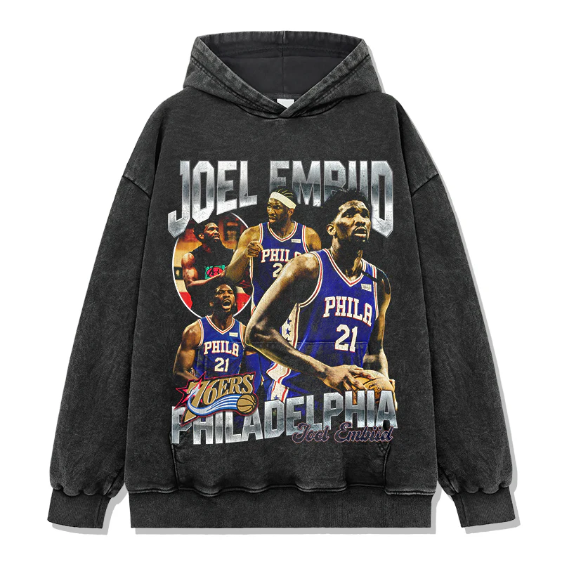 Joel Embiid HOODIE NBA 2024 - Image 3