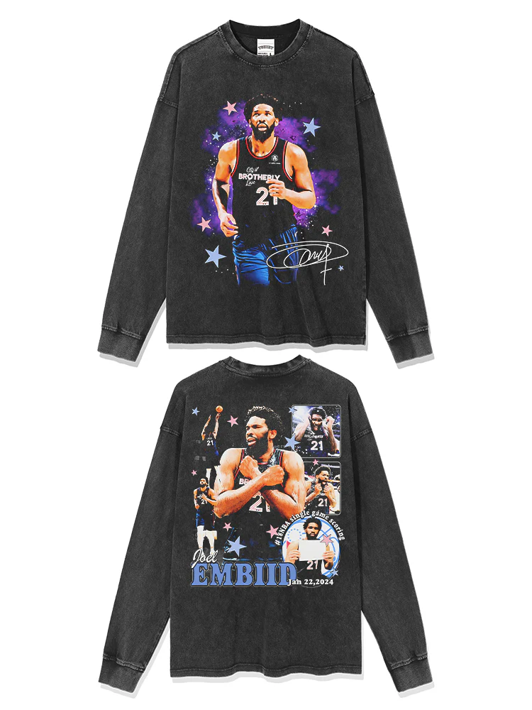 Joel Embiid Sweatshirt NBA 2024 - Image 2