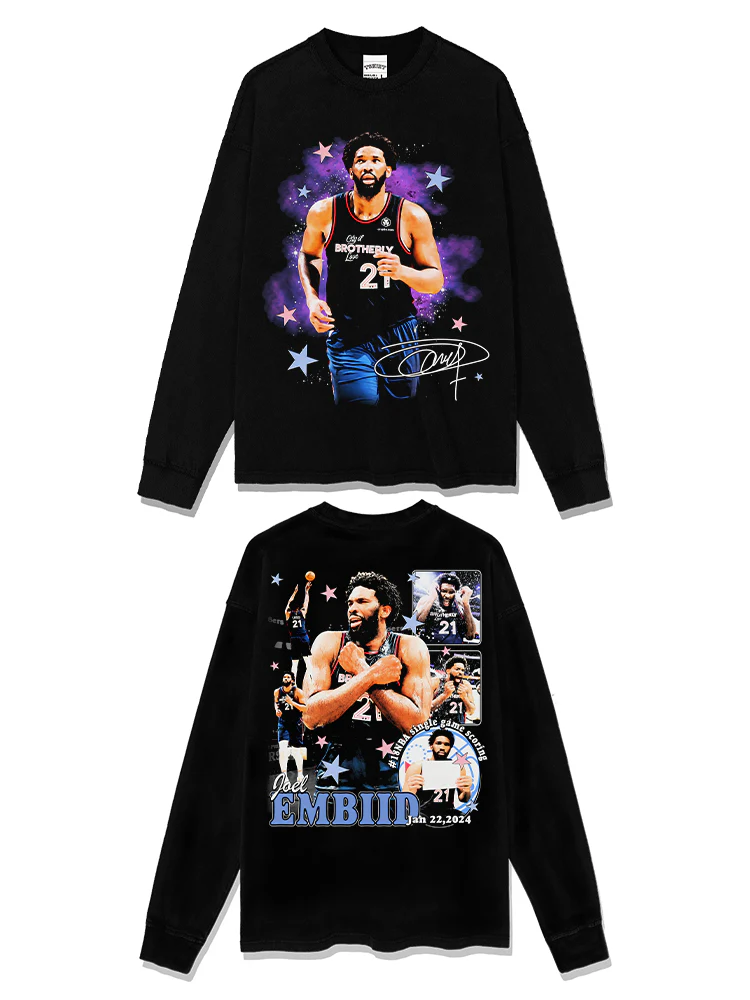 Joel Embiid Sweatshirt NBA 2024 - Image 3