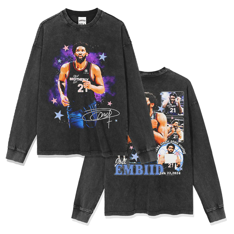 Joel Embiid Sweatshirt NBA 2024 - Image 4