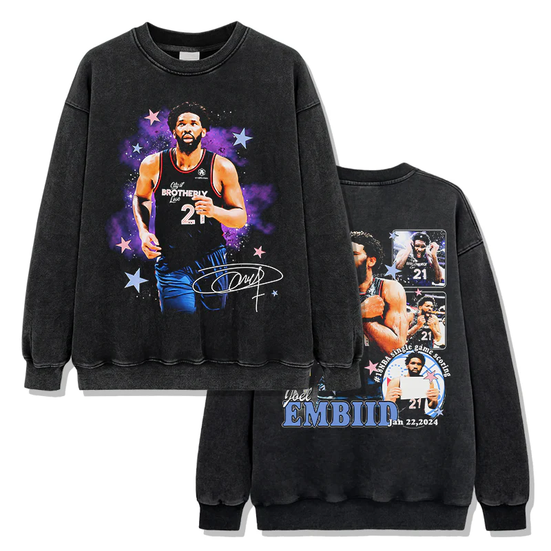 Joel Embiid Sweatshirt NBA 2024 - Image 6
