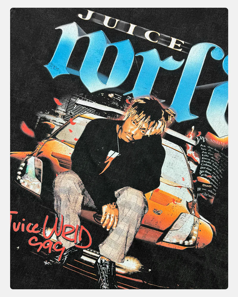Juice Wrld Back Design TEE 2024 - Image 4