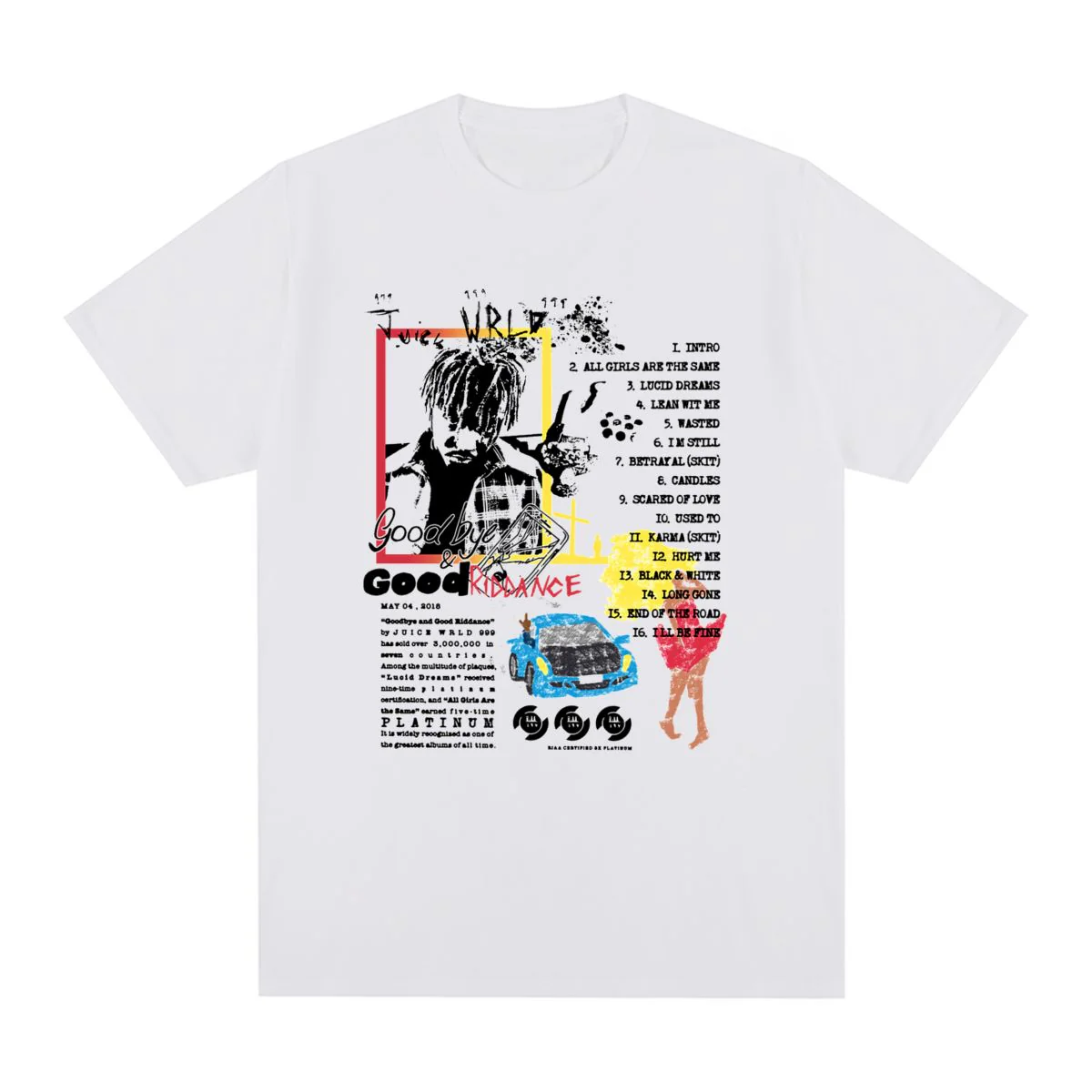 JUICE WRLD Vintage T shirt - Image 2