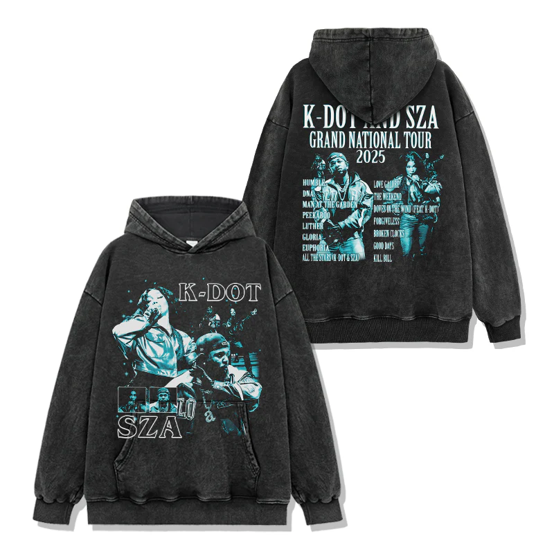 K-Dot and Sza "Grand national Tour 2025" Hoodie - Image 2
