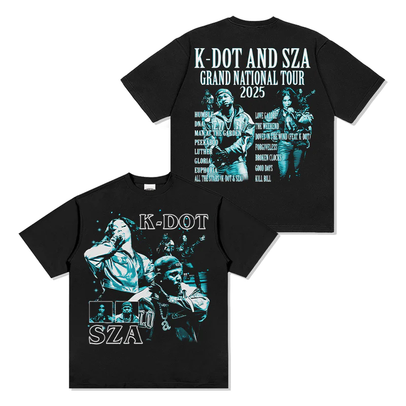 K-Dot and Sza "Grand national Tour 2025" Tee - Image 2