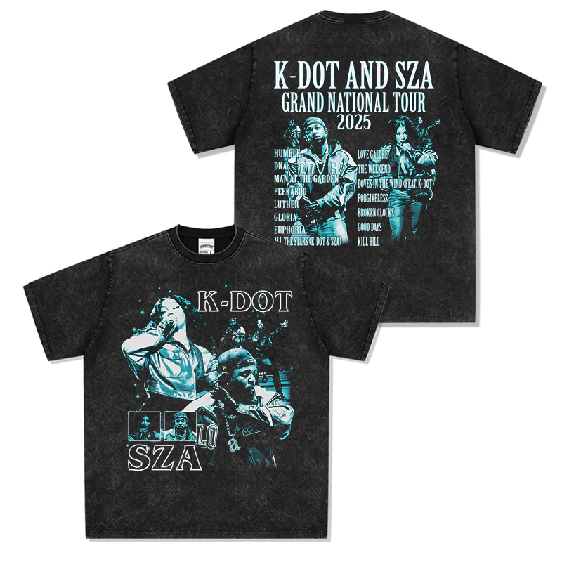 K-Dot and Sza "Grand national Tour 2025" Tee - Image 3