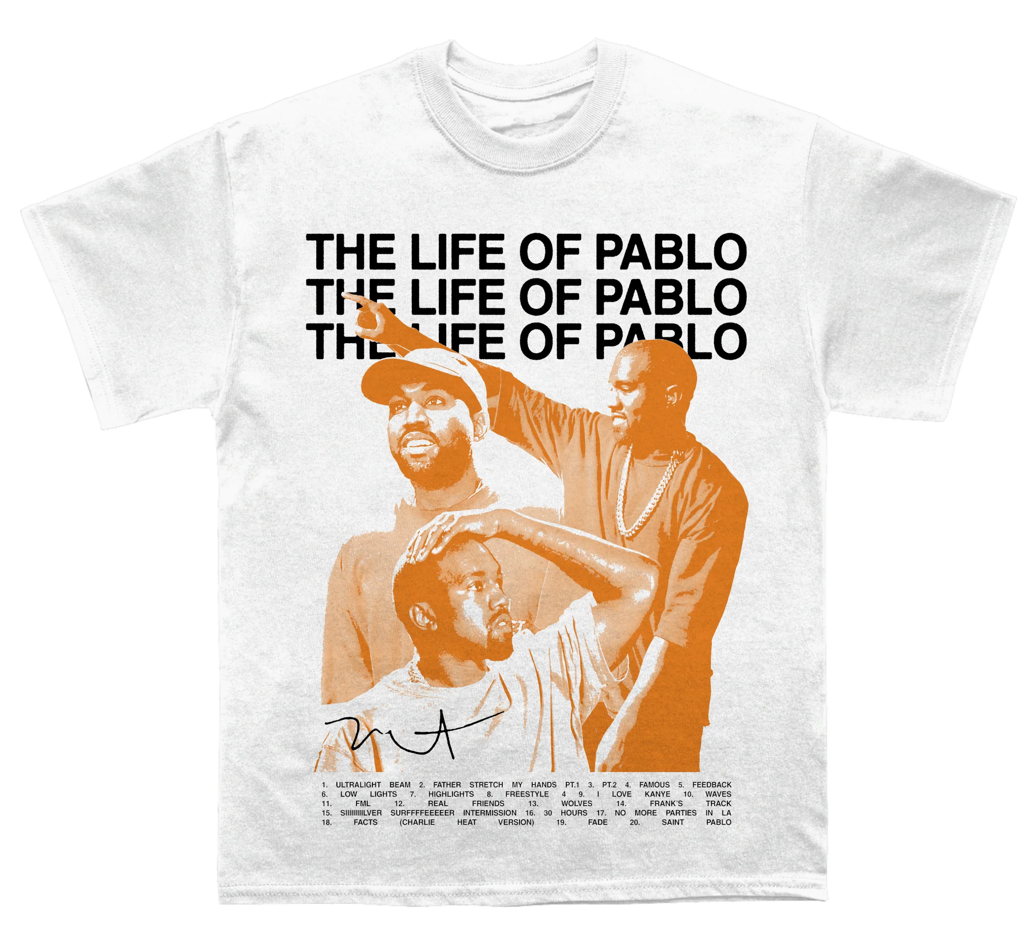Kanye West "Life Of Pablo Album" TEE - Image 2