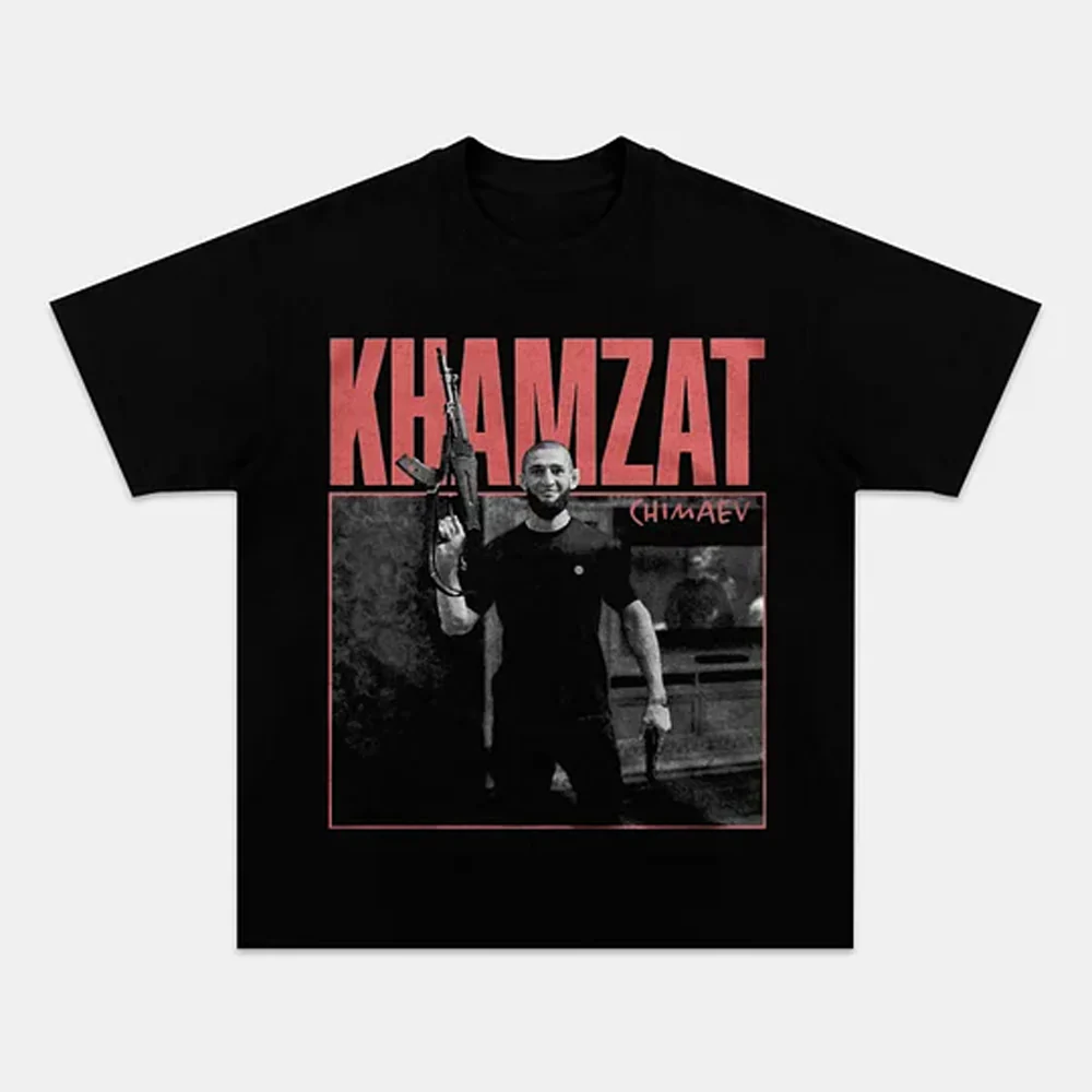 Khamzat Chimaev Fierce Graphic Tee - Image 2