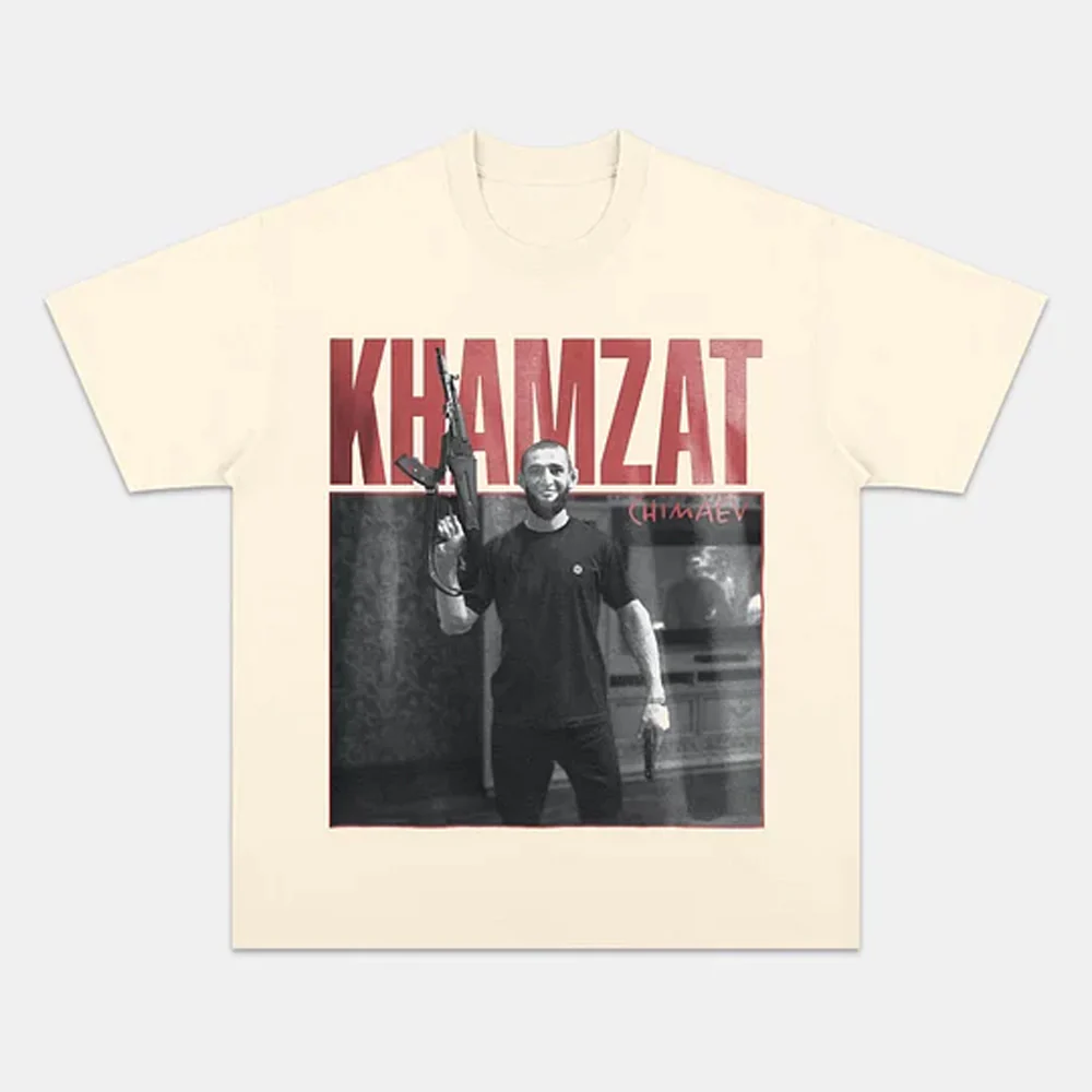 Khamzat Chimaev Fierce Graphic Tee - Image 3