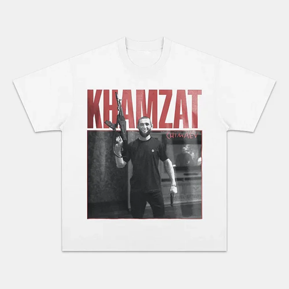 Khamzat Chimaev Fierce Graphic Tee - Image 7