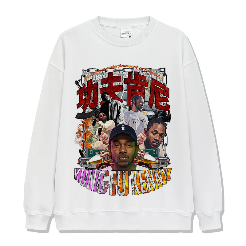 Kungfu Kenny By Kendrick Lamar Sweatshirt - Image 3