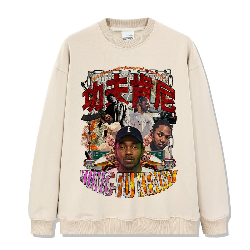Kungfu Kenny By Kendrick Lamar Sweatshirt - Image 4