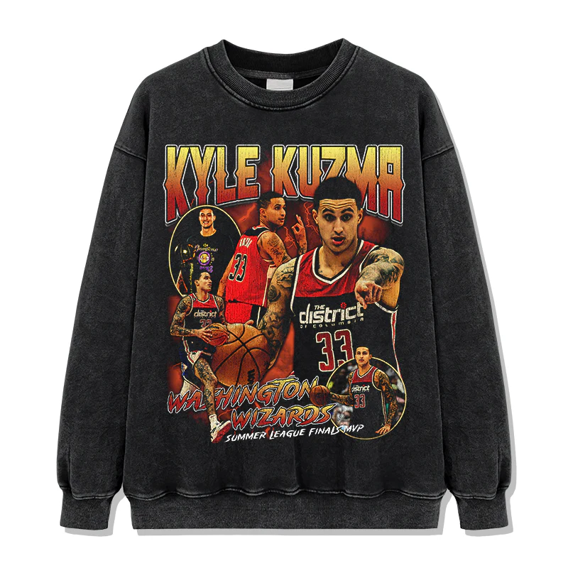 Kyle Kuzma Sweatshirt NBA 2024 - Image 3