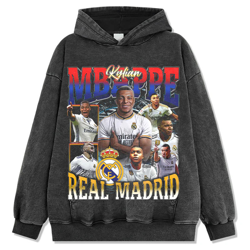 Kylian Mbappé "Real Madrid"Hoodie - Image 2