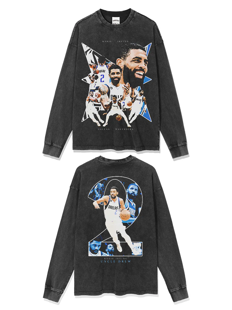 Kyrie Irving Sweatshirt NBA 2024 - Image 3