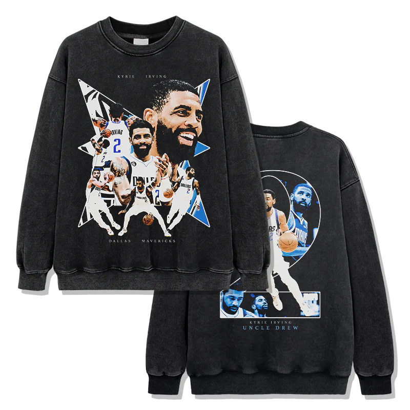 Kyrie Irving Sweatshirt NBA 2024 - Image 8
