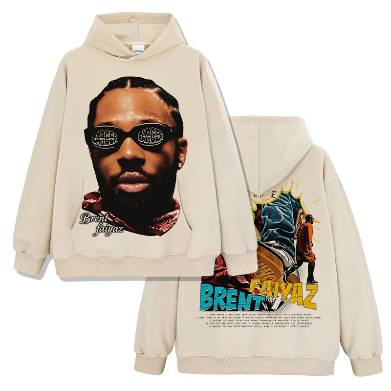 Larger than Life By Brent Faiyaz Hoodie - Image 3