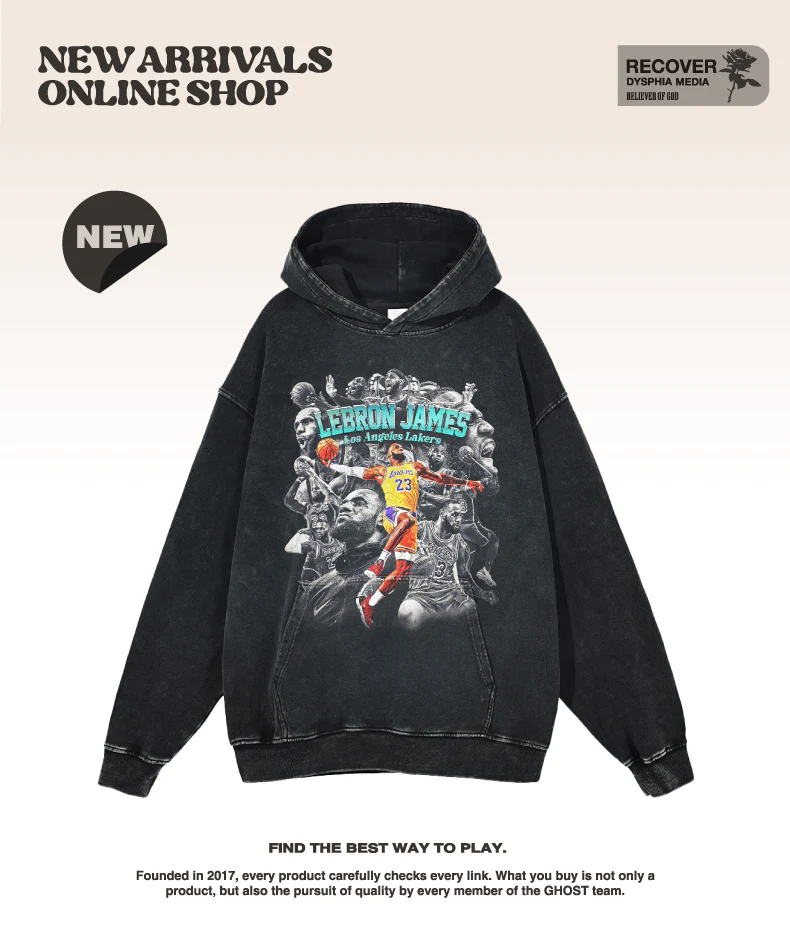 LeBron James Hoodie NBA 2024 - Image 7