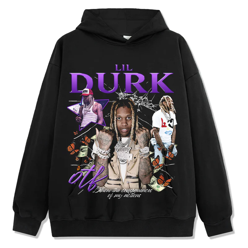 lil durk hoodie 2024