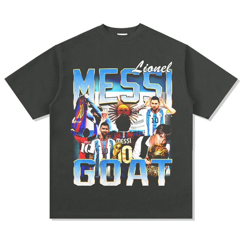 Lionel Messi “GOAT” Tee - Image 2