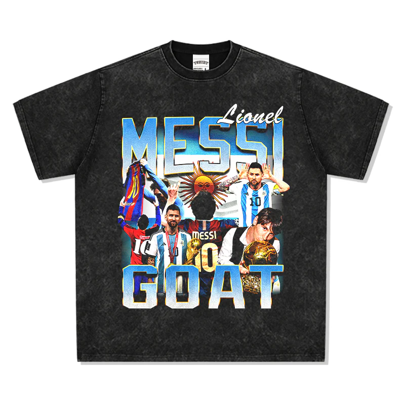 Lionel Messi “GOAT” Tee - Image 3
