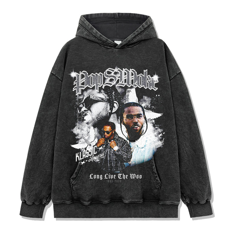 long live the woo By Pop Smoke HOODIE - Image 2