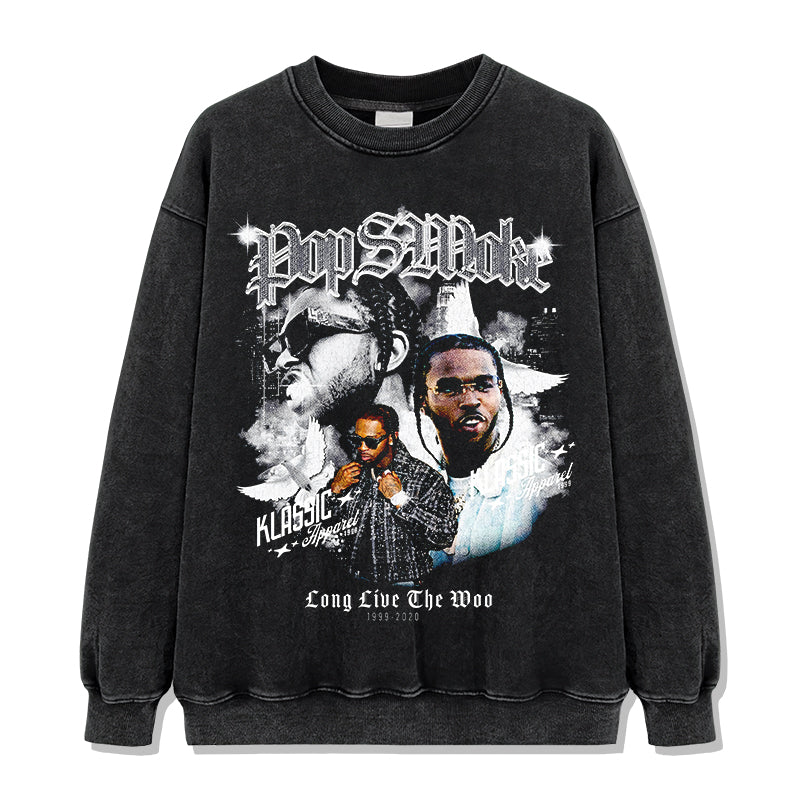 long live the woo By Pop Smoke Sweatshirt - Image 2