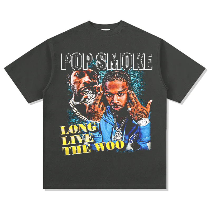 Long Live The Woo By Popsmoke TEE - Image 2