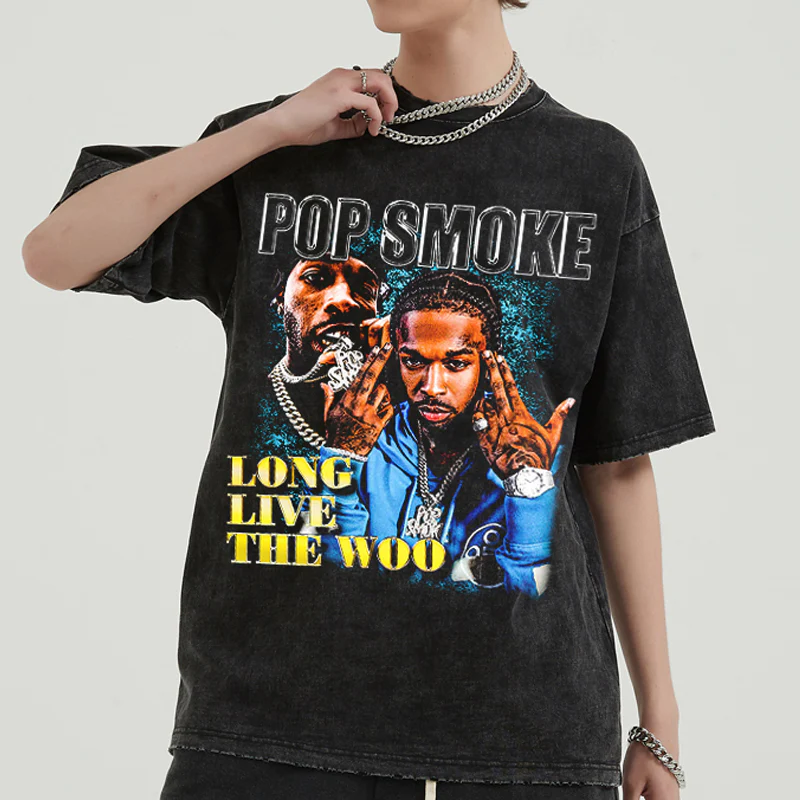Long Live The Woo By Popsmoke TEE - Image 7
