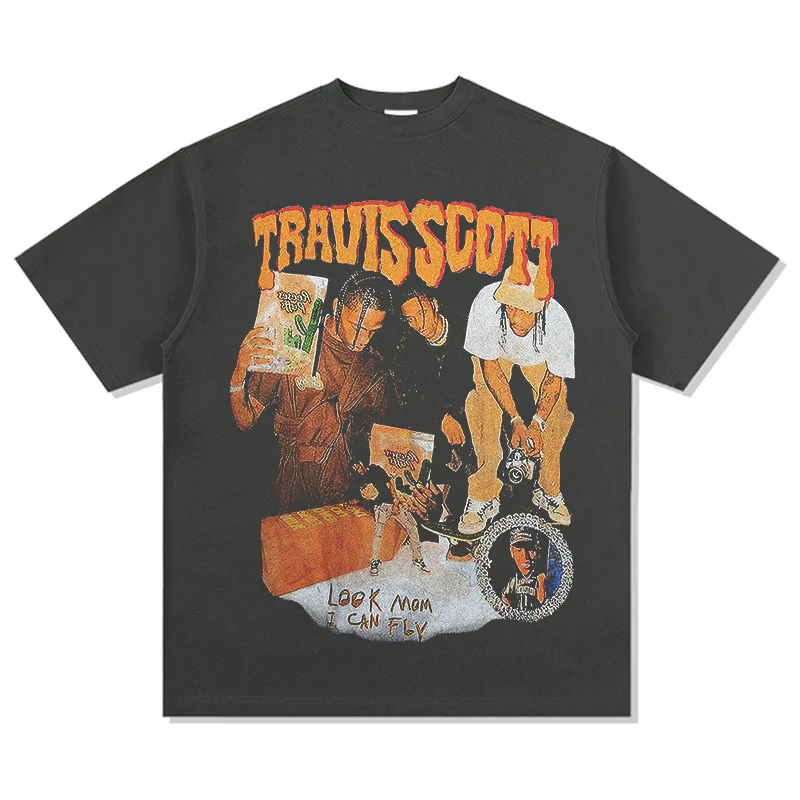 Look Mom I Can Fly By Travis Scott TEE - Image 2