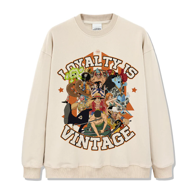 Loyalty s Vintage One Piece "Anime" Sweatshirt - Image 3
