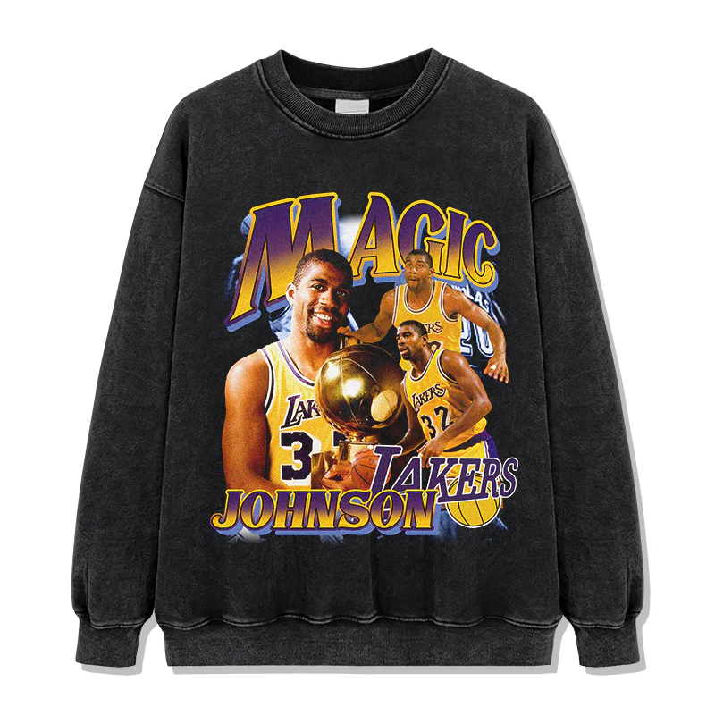 Magic Johnson Sweatshirt NBA 2024 - Image 4